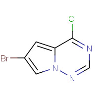 916420-30-9 6-Bromo-4-chloropyrrolo[1,2-f][1,2,4]triazine chemical structure