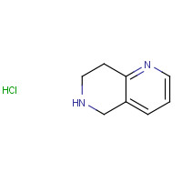 1187830-51-8 5,6,7,8-Tetrahydro-1,6-naphthyridine hydrochloride chemical structure