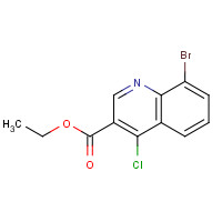 206258-97-1 Ethyl 8-bromo-4-chloroquinoline-3-carboxylate chemical structure