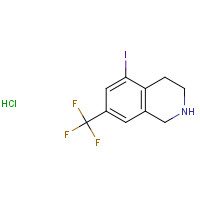 1187830-65-4 7-(Trifluoromethyl)-1,2,3,4-tetrahydro-5-iodoisoquinoline hydrochloride chemical structure