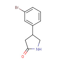 1105187-44-7 4-(3-Bromophenyl)pyrrolidin-2-one chemical structure