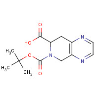 264623-57-6 6-(tert-Butoxycarbonyl)-5,6,7,8-tetrahydropyrido-[3,4-b]pyrazine-7-carboxylic acid chemical structure