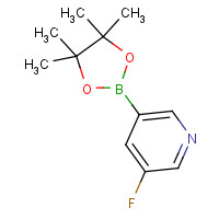 719268-92-5 3-Fluoro-5-(4,4,5,5-tetramethyl-1,3,2-dioxaborolan-2-yl)pyridine chemical structure