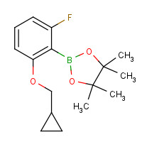 1204580-88-0 2-Cyclopropylmethoxy-6-fluorophenylboronic acid pinacol ester chemical structure