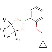1185836-98-9 2-Cyclopropylmethoxyphenylboronic acid pinacol ester chemical structure