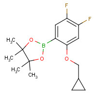 1245816-08-3 2-Cyclopropylmethoxy-4,5-difluorophenylboronic acid pinacol ester chemical structure