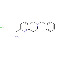 1187830-89-2 (6-Benzyl-5,6,7,8-tetrahydro-1,6-naphthyridin-2-yl)methanamine hydrochloride chemical structure