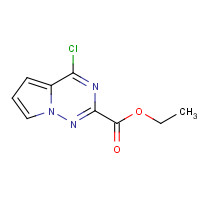 1120214-92-7 Ethyl 4-chloropyrrolo[1,2-f][1,2,4]triazine-2-carboxylate chemical structure