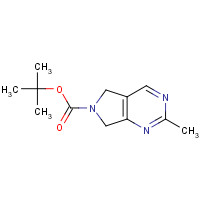 1160995-19-6 tert-Butyl 2-methyl-5H-pyrrolo[3,4-d]pyrimidine-6(7H)-carboxylate chemical structure