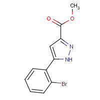 1035235-11-0 Methyl 5-(2-bromophenyl)-1H-pyrazole-3-carboxylate chemical structure