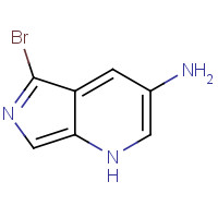 507462-51-3 5-Bromo-1H-pyrrolo[3,4-b]pyridin-3-amine chemical structure