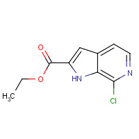 867034-10-4 Ethyl 7-chloro-1H-pyrrolo[2,3-c]pyridine-2-carboxylate chemical structure