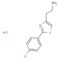 1187830-55-2 2-(2-(4-Chlorophenyl)thiazol-4-yl)ethanamine hydrochloride chemical structure