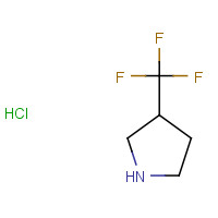 644970-41-2 3-Trifluoromethylpyrrolidine hydrochloride chemical structure