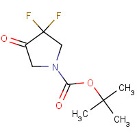 1215071-16-1 tert-Butyl 3,3-difluoro-4-oxopyrrolidine-1-carboxylate chemical structure