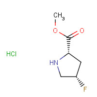 58281-79-1 (2S,4S)-Methyl 4-fluoropyrrolidine-2-carboxylate hydrochloride chemical structure