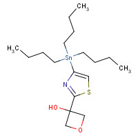 1245816-13-0 3-(4-(Tributylstannyl)thiazol-2-yl)oxetan-3-ol chemical structure