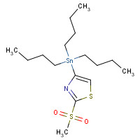 1245816-14-1 2-(Methylsulfonyl)-4-(tributylstannyl)thiazole chemical structure