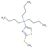 446286-06-2 2-(Methylthio)-4-(tributylstannyl)thiazole chemical structure