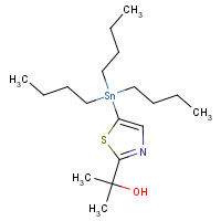 1245816-17-4 2-(5-(Tributylstannyl)thiazol-2-yl)propan-2-ol chemical structure