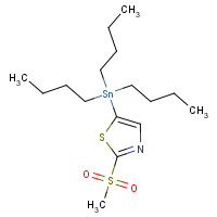 1245816-12-9 2-(Methylsulfonyl)-5-(tributylstannyl)thiazole chemical structure