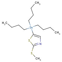 157025-34-8 2-(Methylthio)-5-(tributylstannyl)thiazole chemical structure