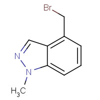 1092961-03-9 4-(Bromomethyl)-1-methyl-1H-indazole chemical structure