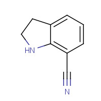 115661-82-0 2,3-Dihydro-1H-indole-7-carbonitrile chemical structure