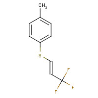 940881-02-7 (?-Trifluoromethyl)vinyl tolyl sulfide 85/15 E/Z chemical structure
