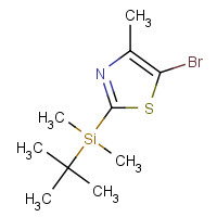 1245782-59-5 5-Bromo-2-(tert-butyldimethylsilyl)-4-methylthiazole chemical structure