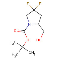 215918-21-1 (S)-tert-Butyl 4,4-difluoro-2-(hydroxymethyl)-pyrrolidine-1-carboxylate chemical structure