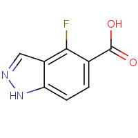 1041481-59-7 4-Fluoro-1H-indazole-5-carboxylic acid chemical structure