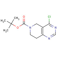 1056934-87-2 tert-Butyl 4-chloro-7,8-dihydropyrido-[4,3-d]pyrimidine-6(5H)-carboxylate chemical structure