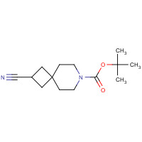 203662-66-2 2-Cyano-7-azaspiro[3.5]nonane-7-carboxylic acid tert-butyl ester chemical structure