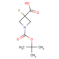 1126650-67-6 3-Fluoro-1,3-azetidinedicarboxylic acid tert-butyl ester chemical structure
