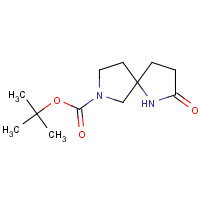 1160246-72-9 tert-Butyl 2-oxo-1,7-diazaspiro-[4.4]nonane-7-carboxylate chemical structure