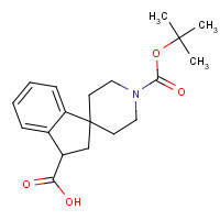 185526-32-3 1'-(tert-Butoxycarbonyl)-2,3-dihydrospiro-[indene-1,4'-piperidine]-3-carboxylic acid chemical structure