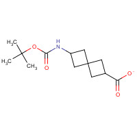1087798-38-6 6-[(tert-Butoxycarbonyl)amino]spiro-[3.3]heptane-2-carboxylic acid chemical structure