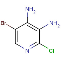 163452-78-6 5-Bromo-2-chloro-3,4-pyridinediamine chemical structure