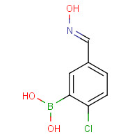 1272412-67-5 2-Chloro-5-(hydroxyiminomethyl)phenylboronic acid chemical structure