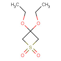 18487-59-7 3,3-Diethoxythietane 1,1-dioxide chemical structure