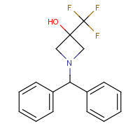 848192-92-7 1-Benzhydryl-3-(trifluoromethyl)azetidin-3-ol chemical structure