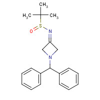 1263296-74-7 N-(1-Benzhydrylazetidin-3-ylidene)-2-methylpropane-2-sulfinamide chemical structure