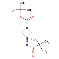1291487-32-5 tert-Butyl 3-tert-butylsulfinyliminoazetidine-1-carboxylate chemical structure