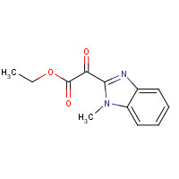 66155-91-7 Ethyl 2-(1-methylbenzimidazol-2-yl)-2-oxoacetate chemical structure