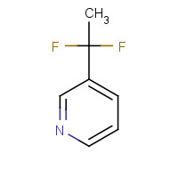 114468-03-0 3-(1,1-Difluoroethyl)pyridine chemical structure