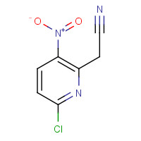 123846-69-5 2-(6-Chloro-3-nitropyridin-2-yl)acetonitrile chemical structure