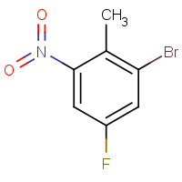 502496-33-5 1-Bromo-5-fluoro-2-methyl-3-nitrobenzene chemical structure