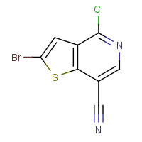 690635-43-9 2-Bromo-4-chlorothieno[3,2-c]pyridine-7-carbonitrile chemical structure