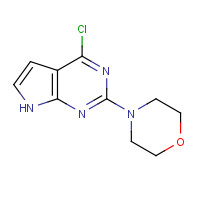 1227958-05-5 4-(4-Chloro-7H-pyrrolo[2,3-d]-pyrimidin-2-yl)morpholine chemical structure